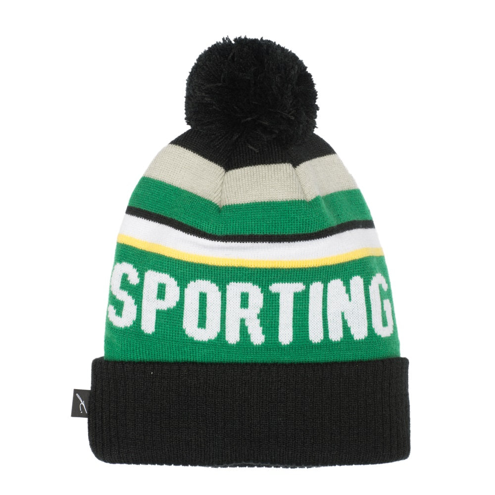 Sporting Knit Pom Beanie