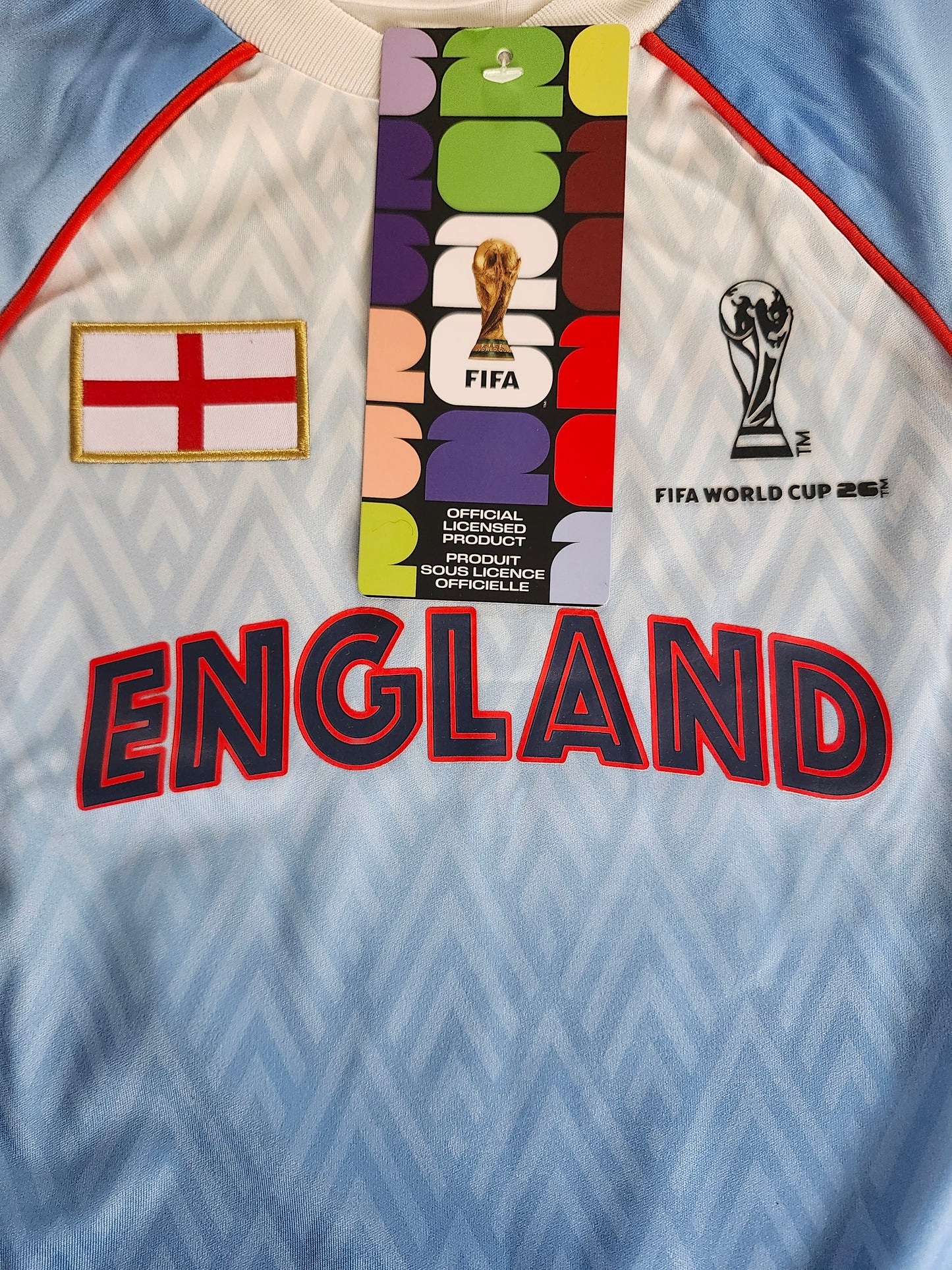 England Toddler/kid Soccer Jersey – Official World Cup 2026 Licensed Shirt
