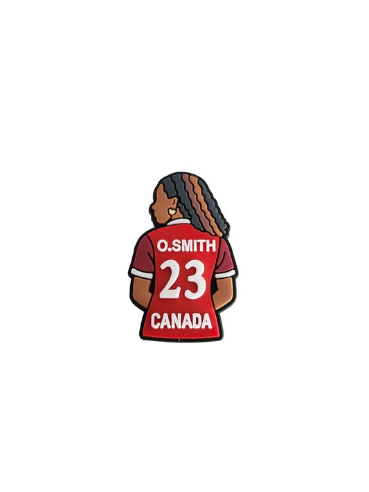 Olivia Smith Canada Charm – Fearless Rising Star | Shoe Charm / Shirt Button
