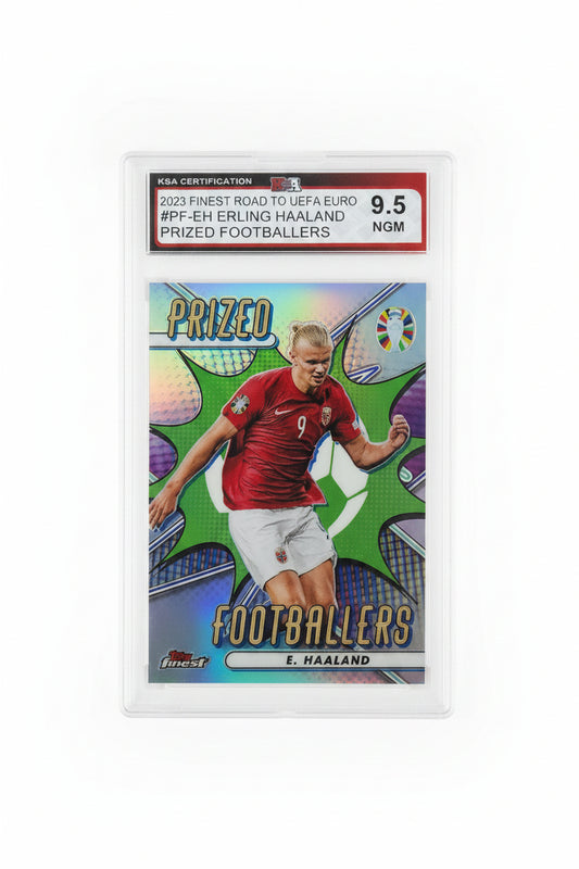 Erling Haaland 2023 Finest Road to UEFA Euro Prized Footballer Card