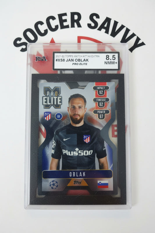 Jan Oblak Pro Elite KSA 8.5 trading card
