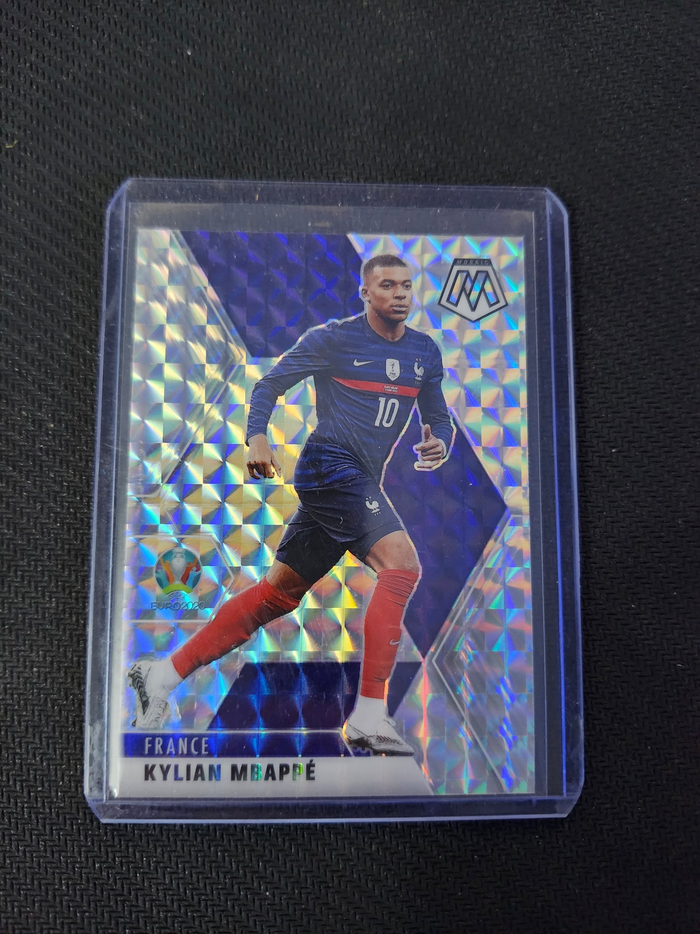 Kylian Mbappé Panini Mosaic 2020/21 Silver Mosaic
