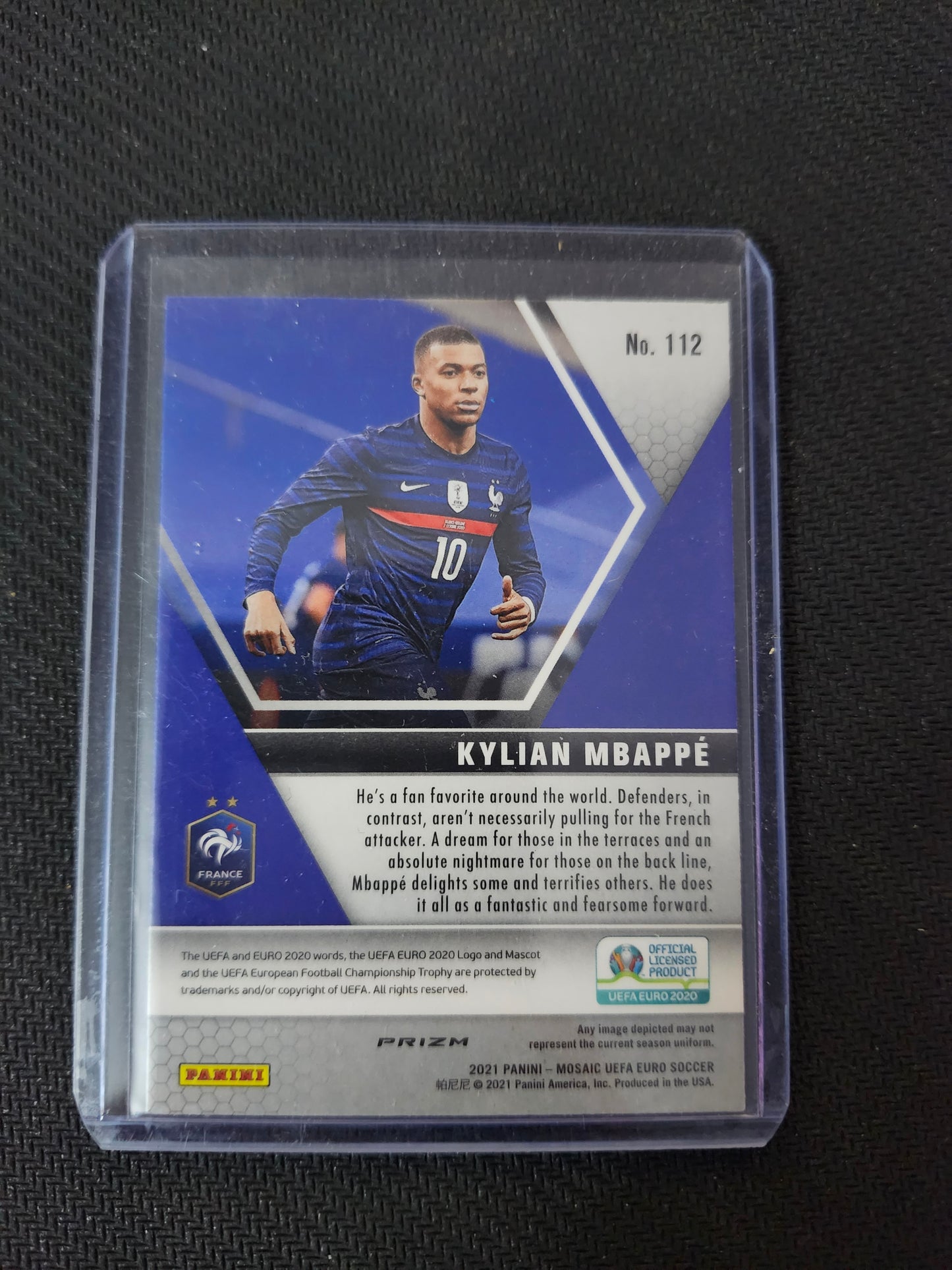 Kylian Mbappé Panini Mosaic 2020/21 Silver Mosaic