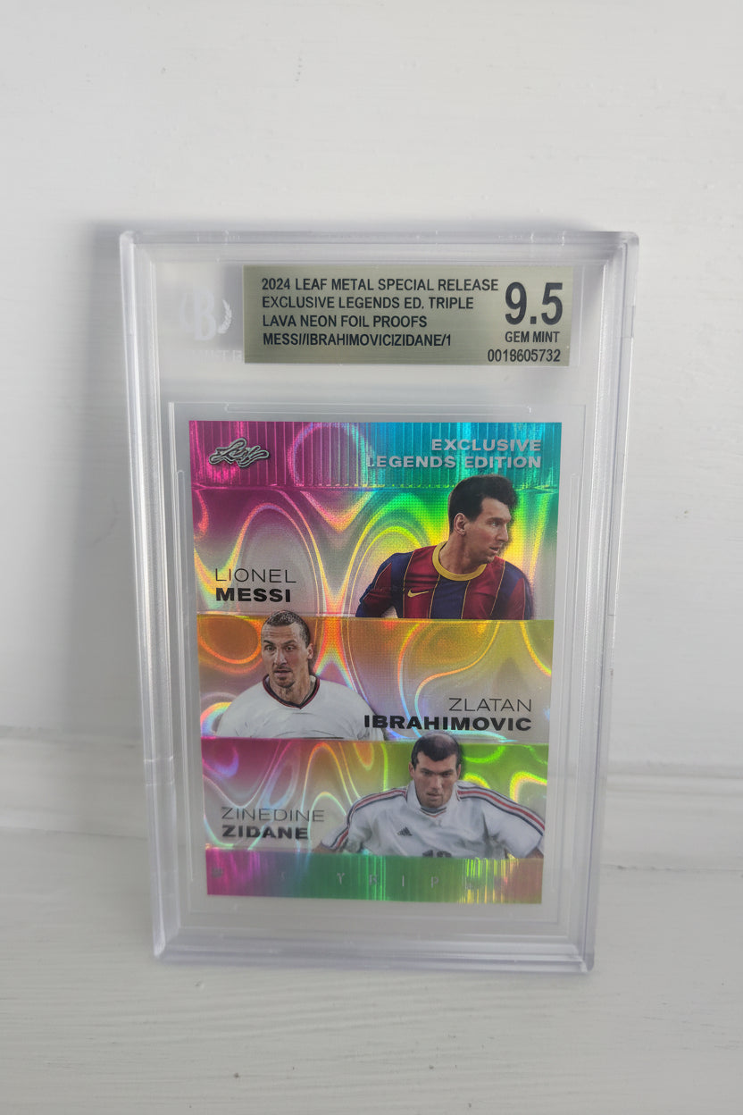Messi/Ibrahimovic/Zindane Beckett 9.5