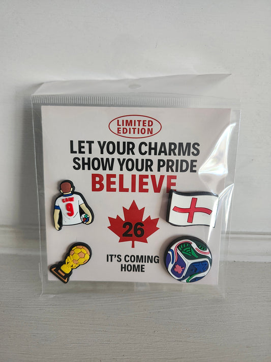 Limited Edition Charm/Button hole packs(England)