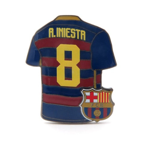BARCELONA – INIESTA BACKPACK/HAT PIN