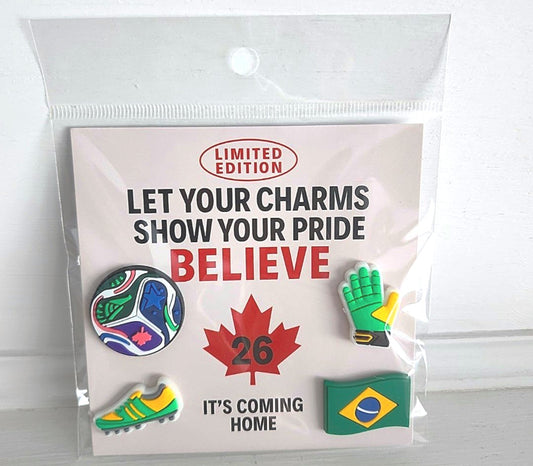 Limited Edition Charm/Button hole packs(Brazil)