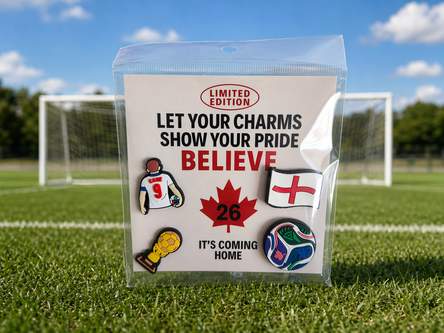 England Footy Fan Set
