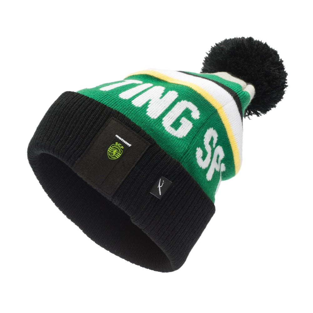 Sporting Knit Pom Beanie