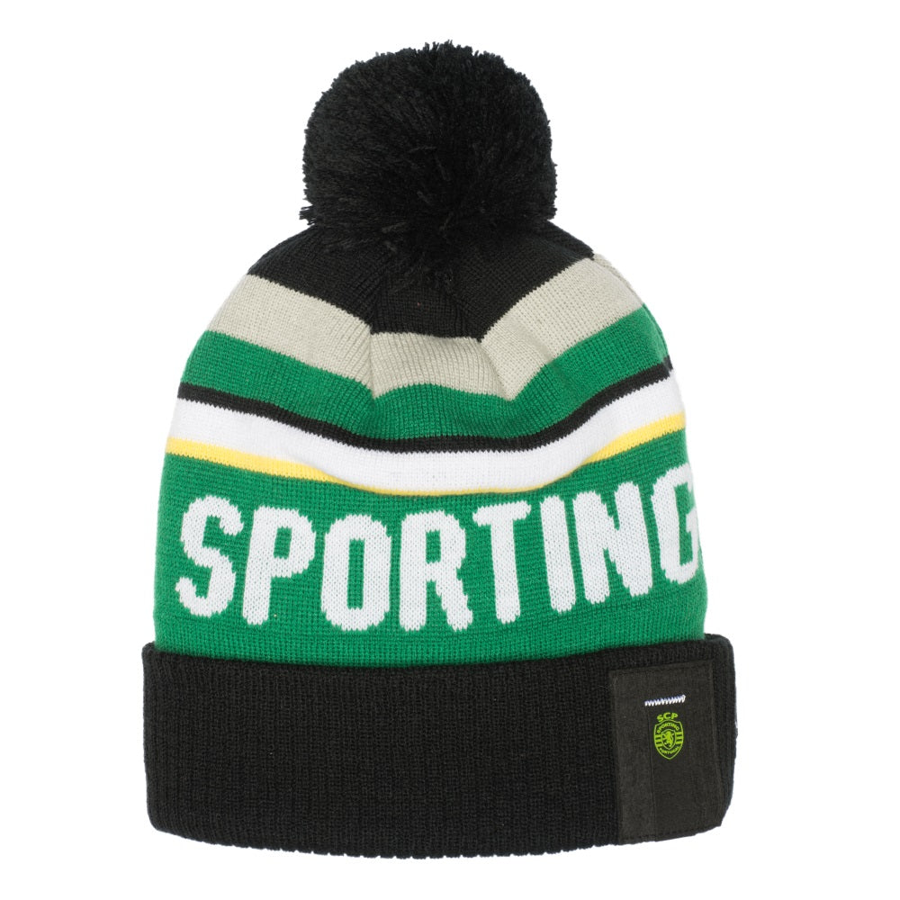 Sporting Knit Pom Beanie