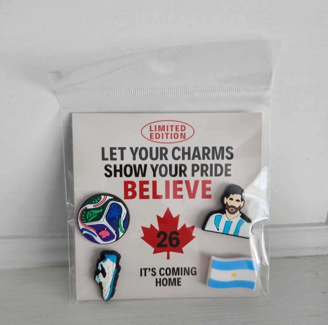 Limited Edition Charm/Button hole packs(Argentina)