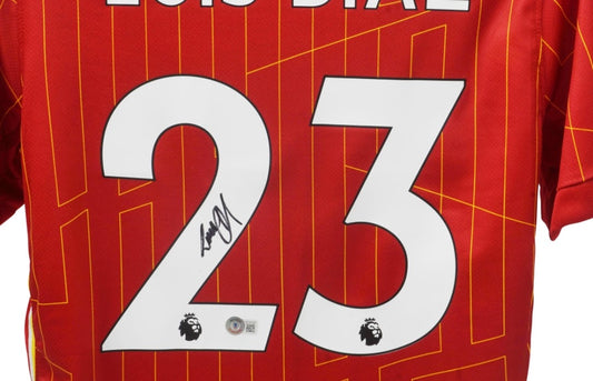 Luis Diaz signed Liverpool shirt (Becketts COA)