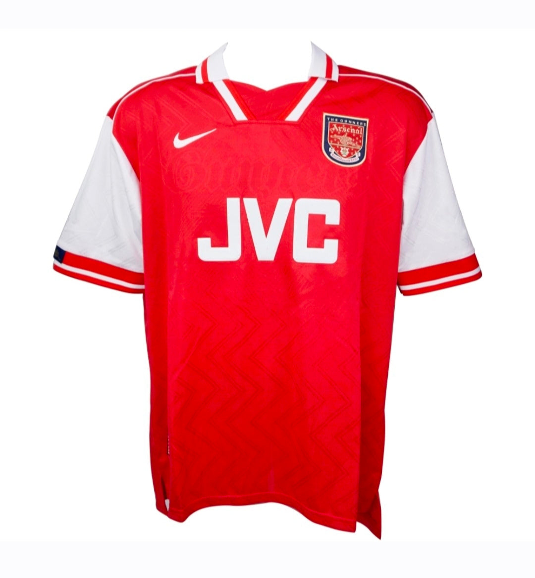 Patrick Vieira Arsenal signed shirt (Becketts COA)