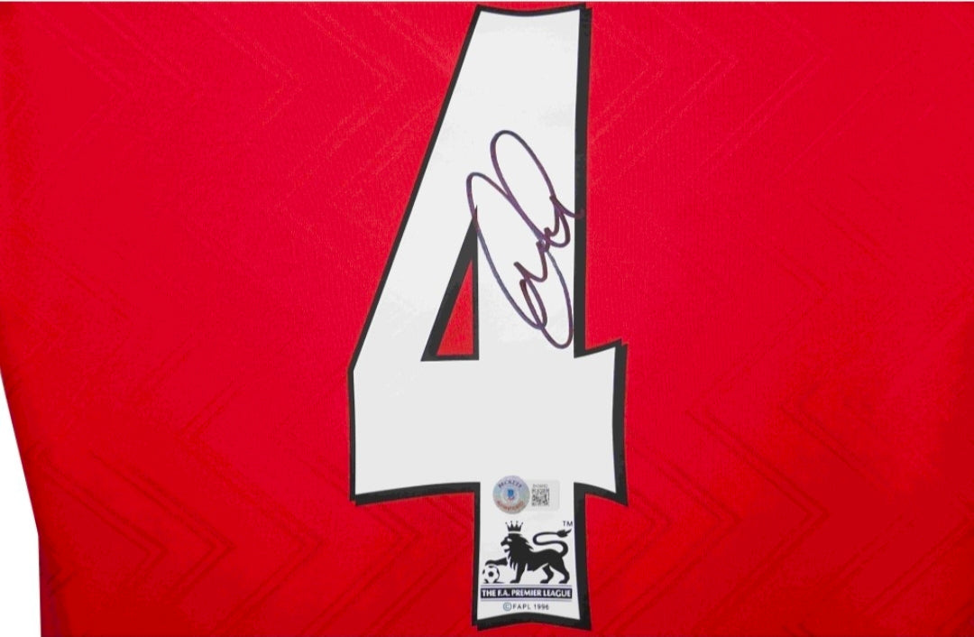 Patrick Vieira Arsenal signed shirt (Becketts COA)