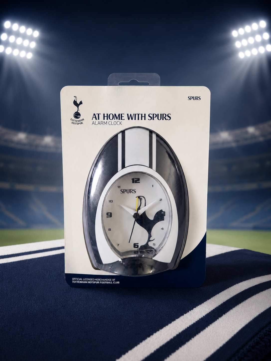 Tottenham Hotspur Spurs Alarm Clock – Official Licensed Merchandise